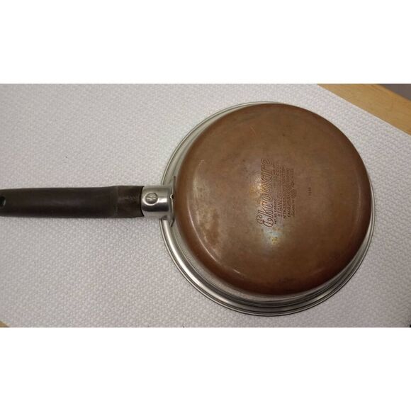 Vintage ekcoware aluminum and copper 6 in. frying pan - Picture 2 of 10